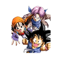 Son Goku (GT) & Pan (GT) & Trunks (GT)