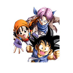 Son Goku (GT) & Pan (GT) & Trunks (GT)