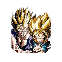 Son Gohan Super Saiyan (jeune) & 
Son Goten Super Saiyan (petit)