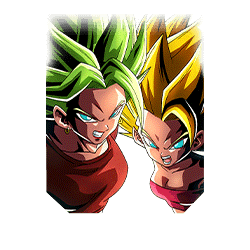 Caulifla Super Saiyan 2 & 
Kale Super Saiyan 2