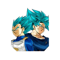 Son Goku Super Saiyan divin SS & 
Vegeta Super Saiyan divin SS