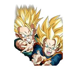 Trunks Super Saiyan (petit) & Son Goten Super Saiyan (petit)