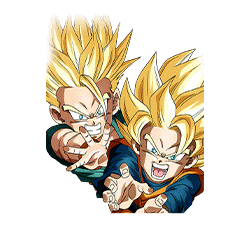 Trunks Super Saiyan (petit) & 
Son Goten Super Saiyan (petit)