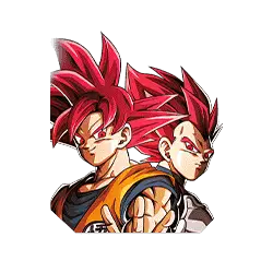 Son Goku Super Saiyan divin 
& Vegeta Super Saiyan divin