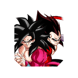 Son Goku Super Saiyan 4 & Vegeta Super Saiyan 4