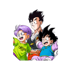 Son Gohan (jeune) & Son Goten (petit) & Trunks (petit) 