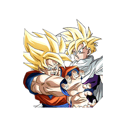 Son Goku Super Saiyan/Son Gohan Super Saiyan (enfant)