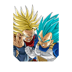 Vegeta Super Saiyan divin SS 
& Trunks Super Saiyan (futur)