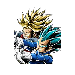 Vegeta Super Saiyan divin SS 
& Trunks Super Saiyan (futur)