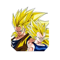 Son Goku Super Saiyan 3 & Vegeta Super Saiyan 2