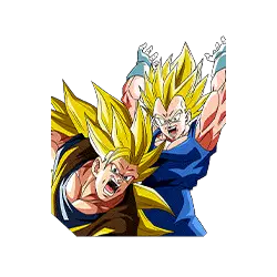 Son Goku Super Saiyan 3 & Vegeta Super Saiyan 2