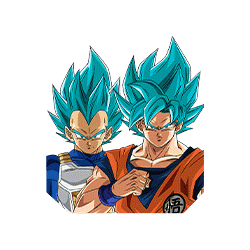 Son Goku Super Saiyan divin SS 
& Vegeta Super Saiyan divin SS