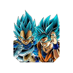 Son Goku Super Saiyan divin SS 
& Vegeta Super Saiyan divin SS