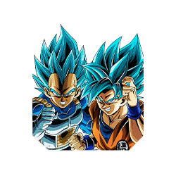 Son Goku Super Saiyan divin SS 
& Vegeta Super Saiyan divin SS
