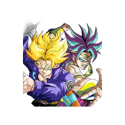 Trunks Super Saiyan (jeune) & Broly Super Saiyan