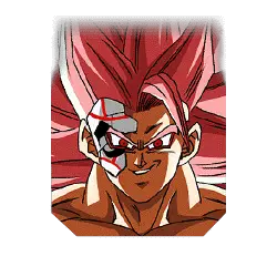 Saiyan au masque écarlate (Super Saiyan Rosé puissance max)