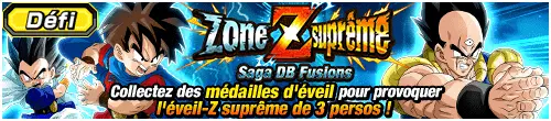 Zone Z suprême : Saga DB Fusions