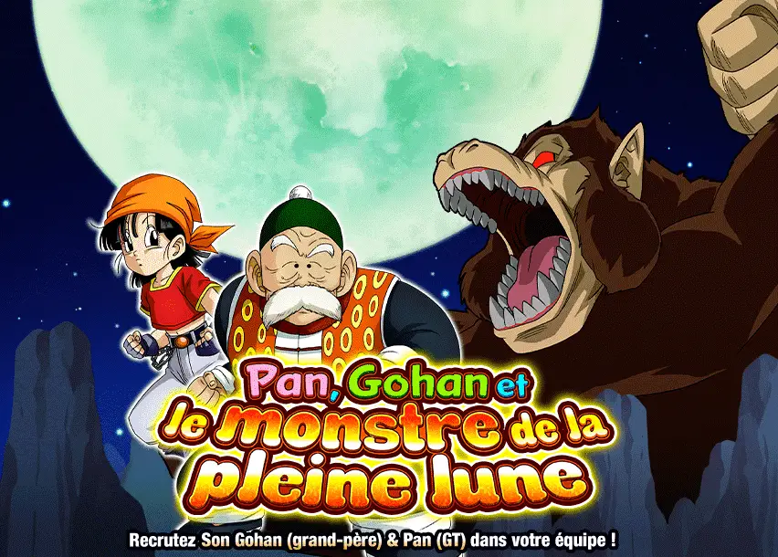 Pan, Gohan et le monstre de la pleine lune