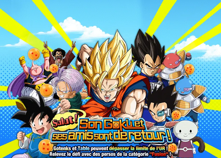 Salut ! Son Goku et ses amis sont de retour !