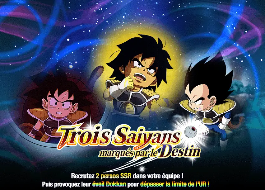 Trois Saiyans marqués par le destin