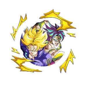 Trunks Super Saiyan (jeune) & Broly Super Saiyan