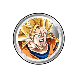 Son Goku Super Saiyan 3 (ange) (argent)