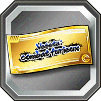 Ticket Vegeta : combat furieux