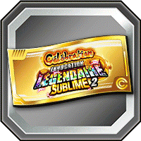 Ticket Célébration Invocation légendaire sublime 2