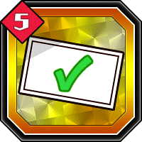 Ticket réponse "Vrai" 5