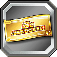 Ticket 3e anniversaire